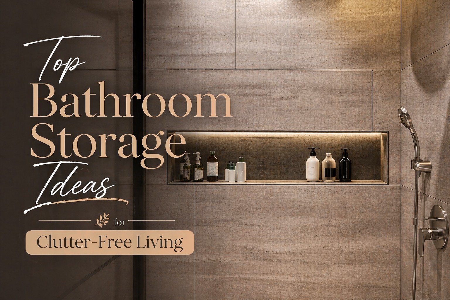 Top Bathroom Storage Ideas for Clutter-Free Living